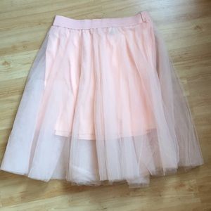 Super fun pink tulle skirt